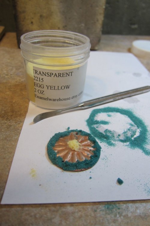 Karen Meador, Ph.D.'s Working with Transparent Enamels, Pt. 3  - , Enameling, Enamel Jewelry Supplies, Enamel, Enameling, Enameled Jewelry, sifting enamel